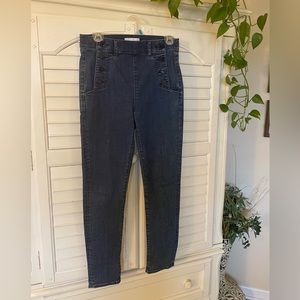 The Loft Sailor Button Style Jeans 27 4